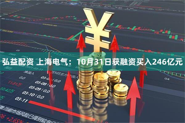 弘益配资 上海电气:10月31日获融资买入246亿元